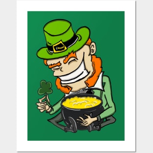 St. Patrick’s Leprechaun Posters and Art